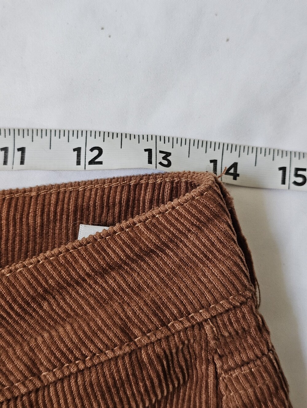 Sisstrevolution Rust Corduroy Wide Leg Pants Size 27/6 - Picture 9 of 16